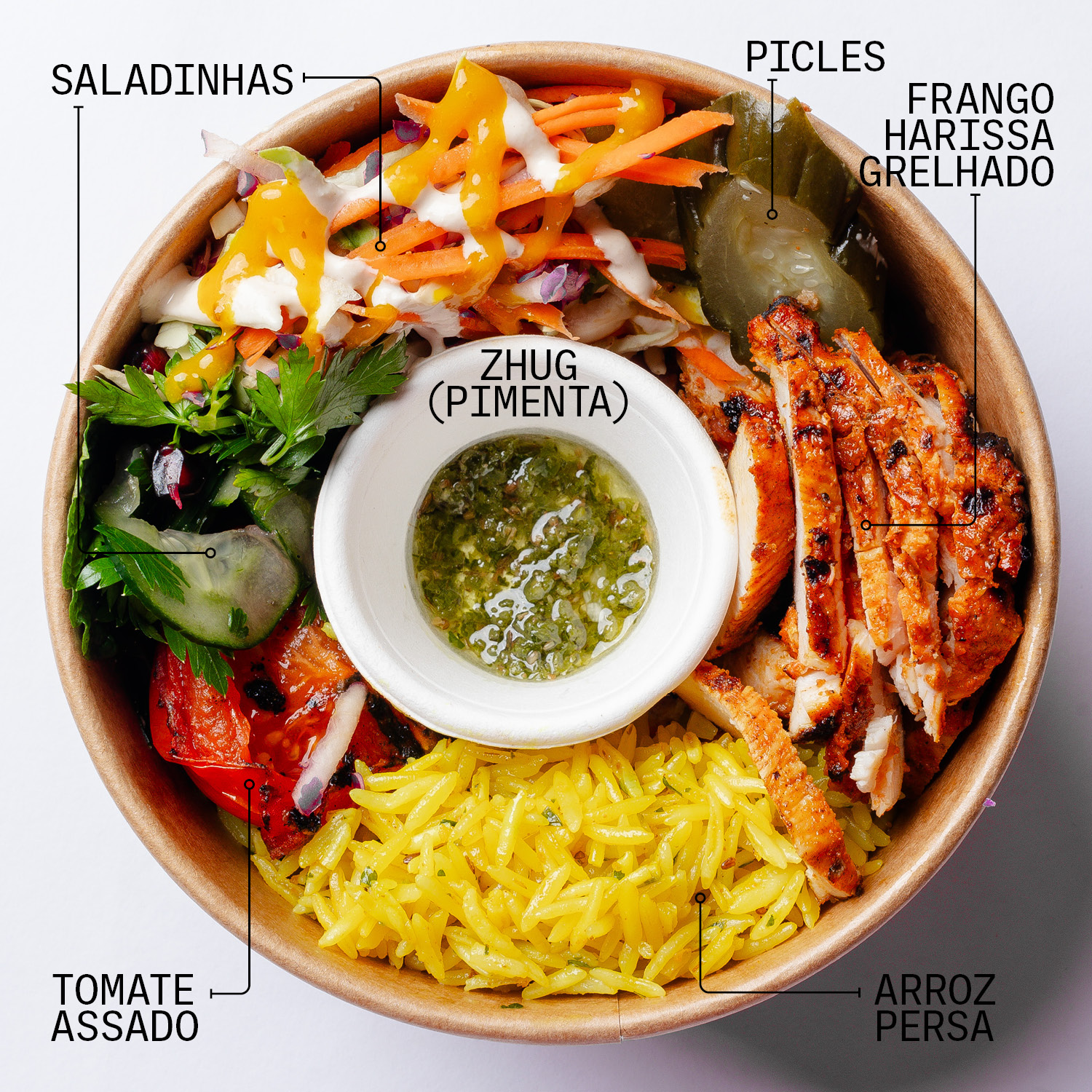 Combo Frango Harissa